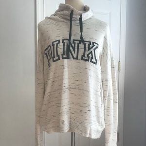 PINK Creme colored sweatshirt